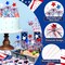 4th of July Cocktail Picks 100Pcs, Patriotic Firework Picks with Red White Blue Stars Cocktail Sticks Cupcake Toppers Toothpicks for 4th of July Party Food Drinks Appetizers Picks Decorations